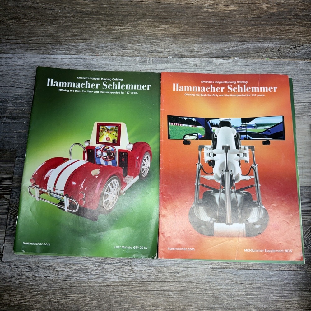 Hammacher Schlemmer Catalogs Lot Of 16 2015 Toys Gifts Mail Order - Picture 3 of 16